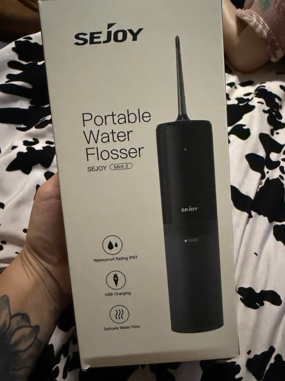SEJOY Mint 3 Portable Water Flosser USB Rechargeable